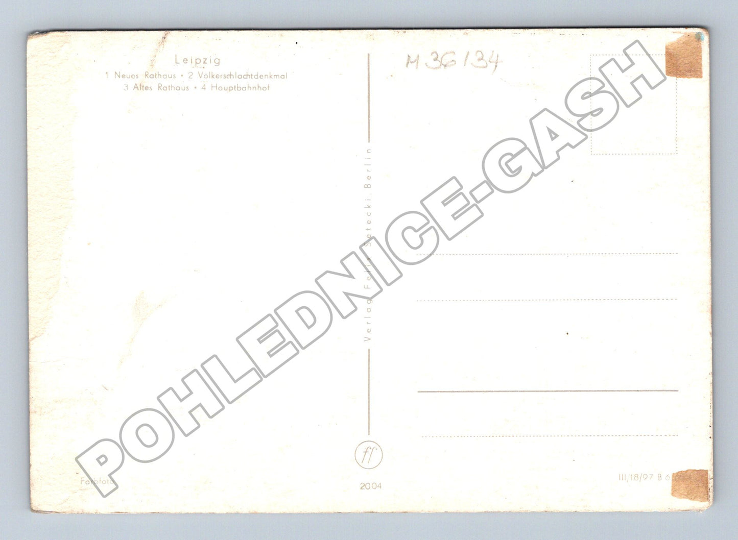 Pohlednice Německo Lipsko multi-pohled (M36134)