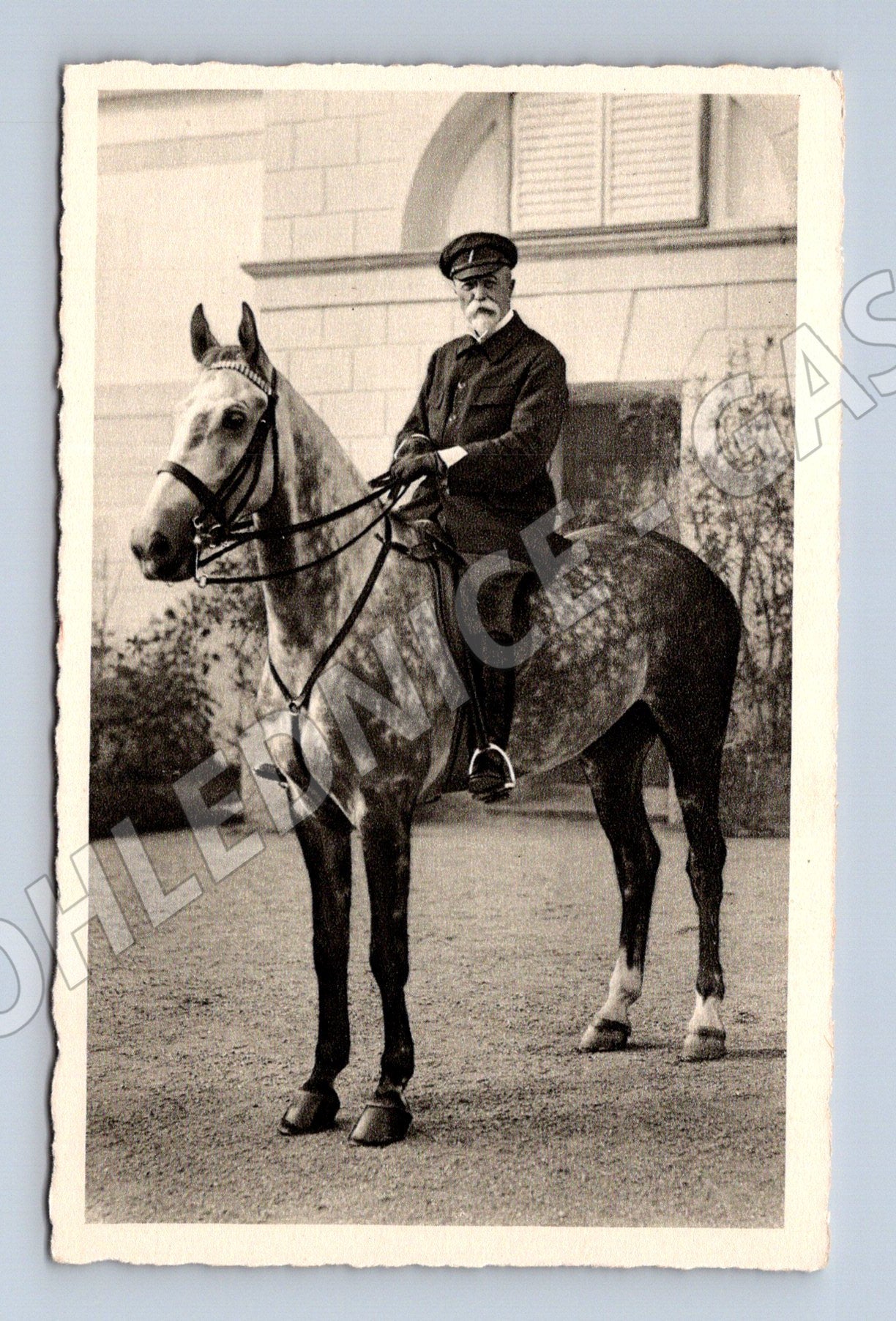 Pohlednice T G Masaryk na koni Lány (M3615)