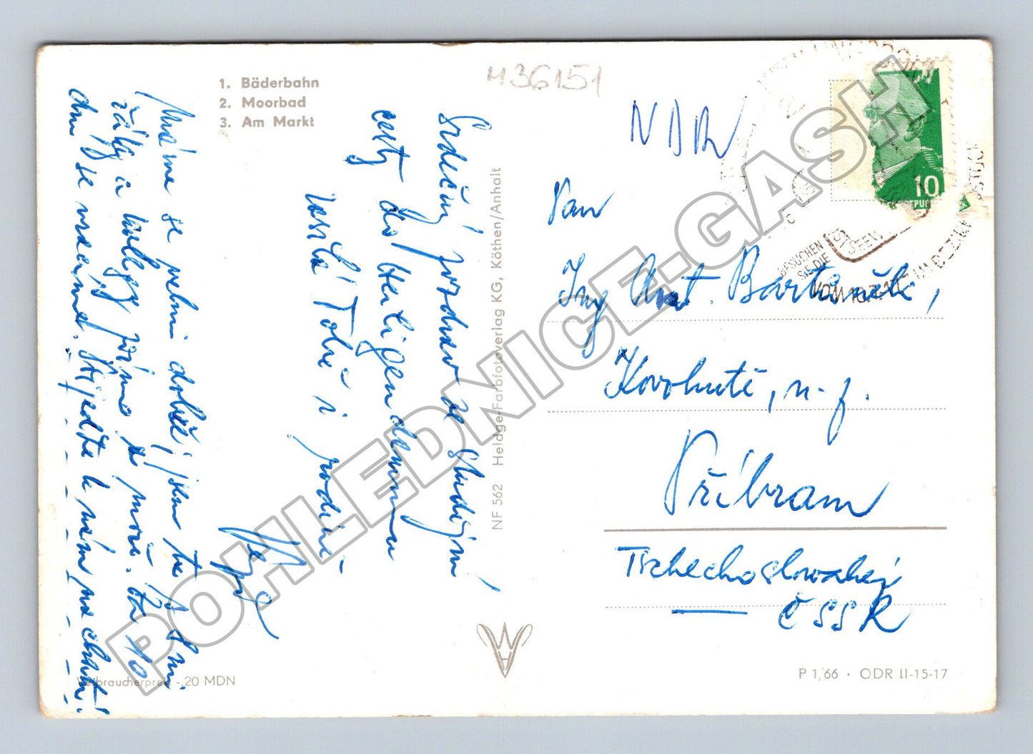 Pohlednice Německo Bad Doberan celkový pohled (M36151)