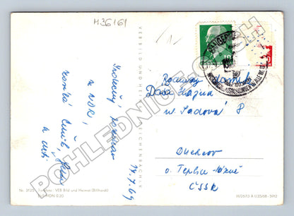 Pohlednice Německo Sangerhausen Rosarium 1969 (M36161)
