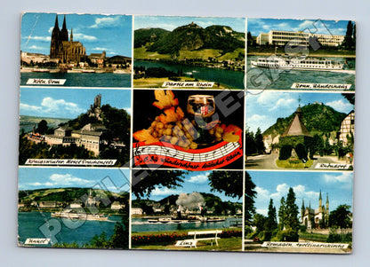 Pohlednice Německo Rýn multi-pohled (M36164)