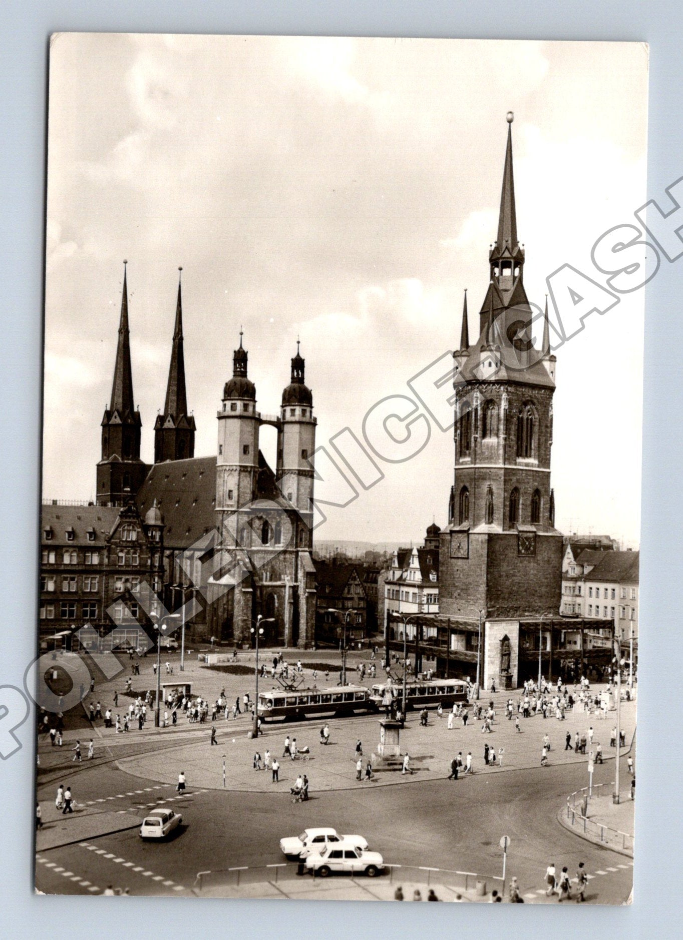 Pohlednice Německo Halle (Saale) Marktplatz 1976 (M36171)