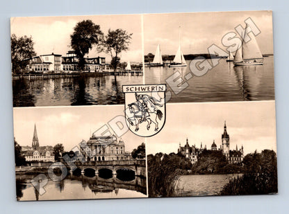 Pohlednice Německo Schwerin multi-view 1968 (M36179)