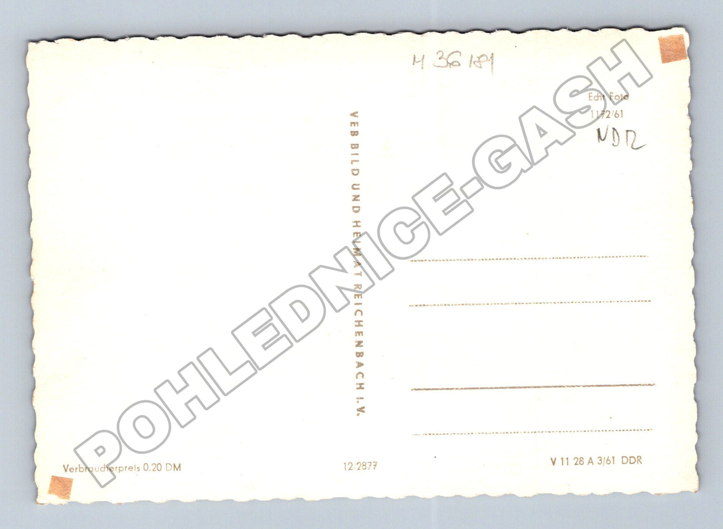 Pohlednice Německo Meissen různé pohledy 1961 (M36181)