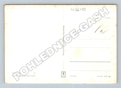 Pohlednice Německo Hiddensee moře přístav 1966 (M36183)