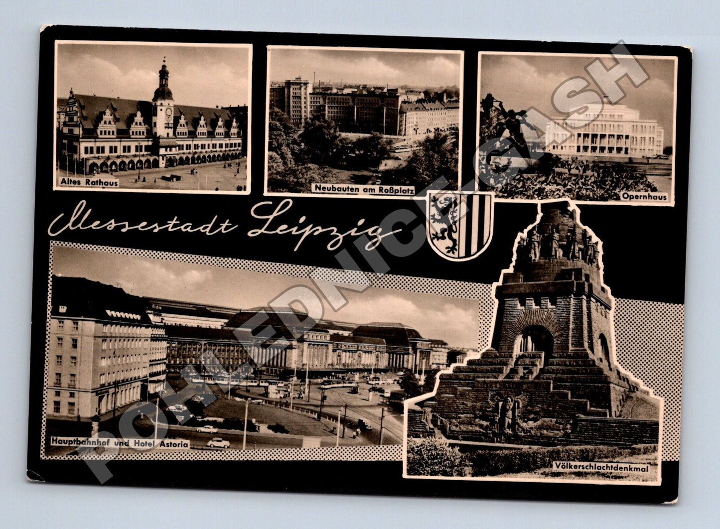 Pohlednice Německo Lipsko památky GDR 1960s (M36188)