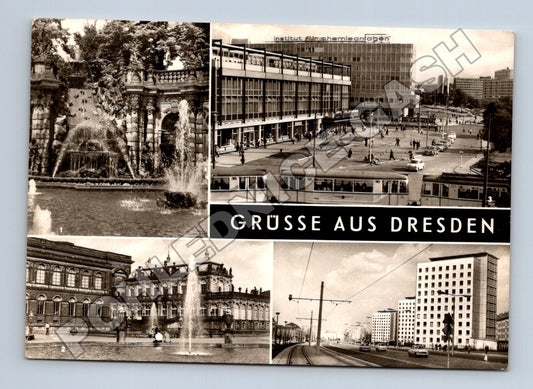 Pohlednice Německo Drážďany Zwinger ulice 1970 (M36190)