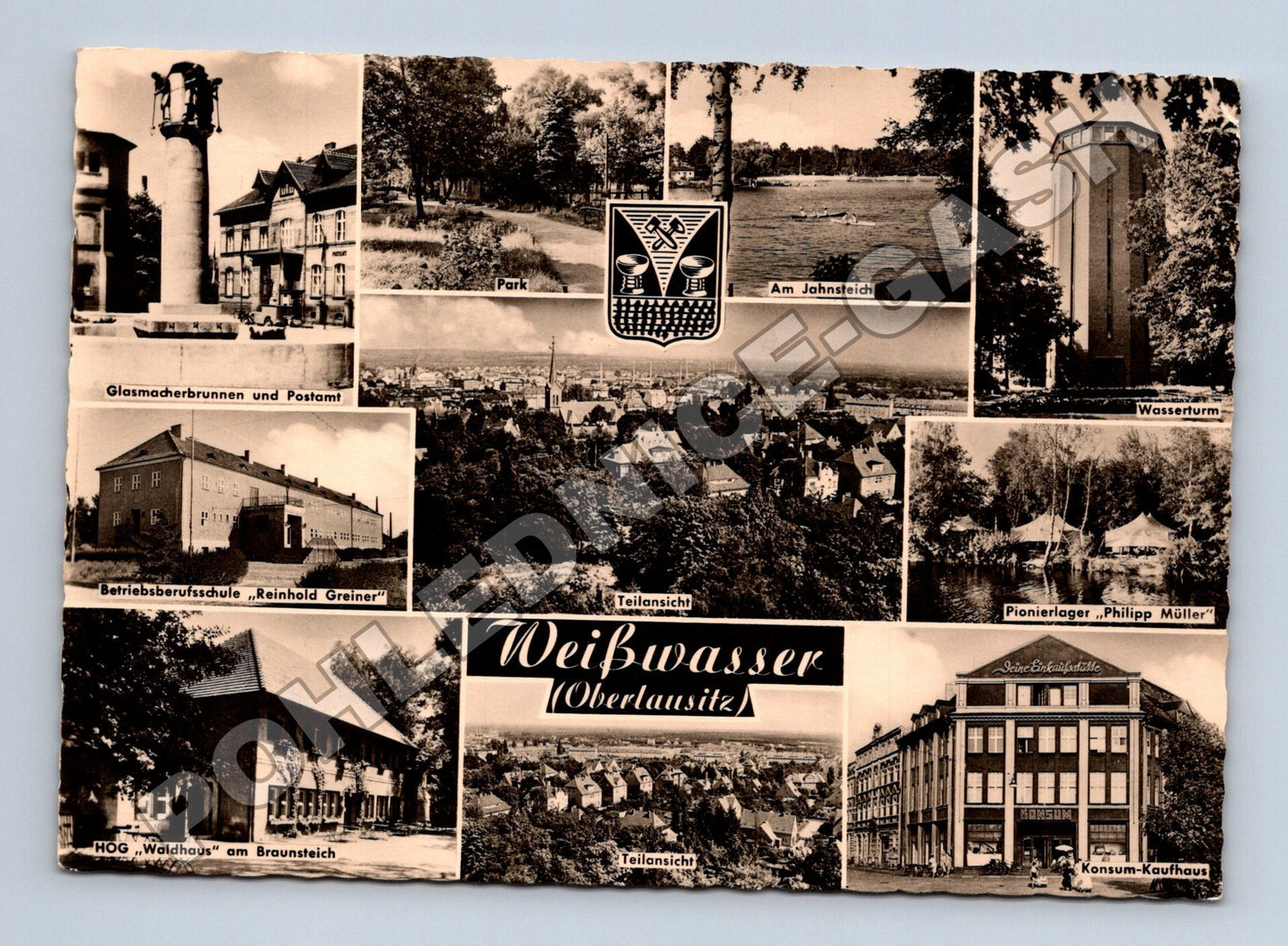 Pohlednice Německo Weißwasser (Oberlausitz) multiview 1963 (M36192)