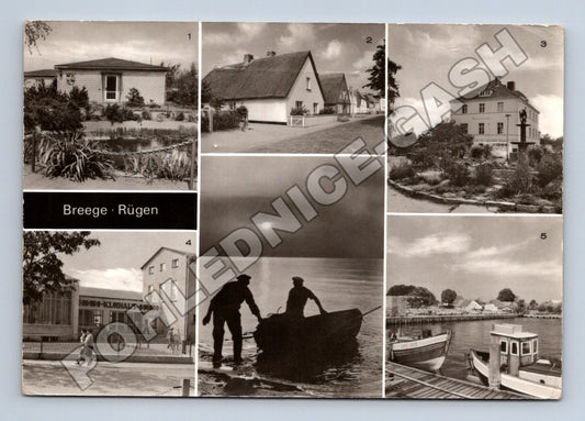 Pohlednice Německo Breege Rügen více motivů 1984 (M36194)