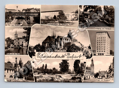Pohlednice Německo Erfurt koláž 1965 (M36195)