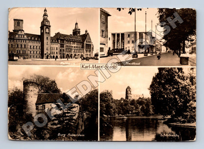 Pohlednice Německo Karl-Marx-Stadt koláž (M36196)