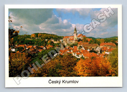 Pohlednice Český Krumlov panorama podzim 1997 (M36197)