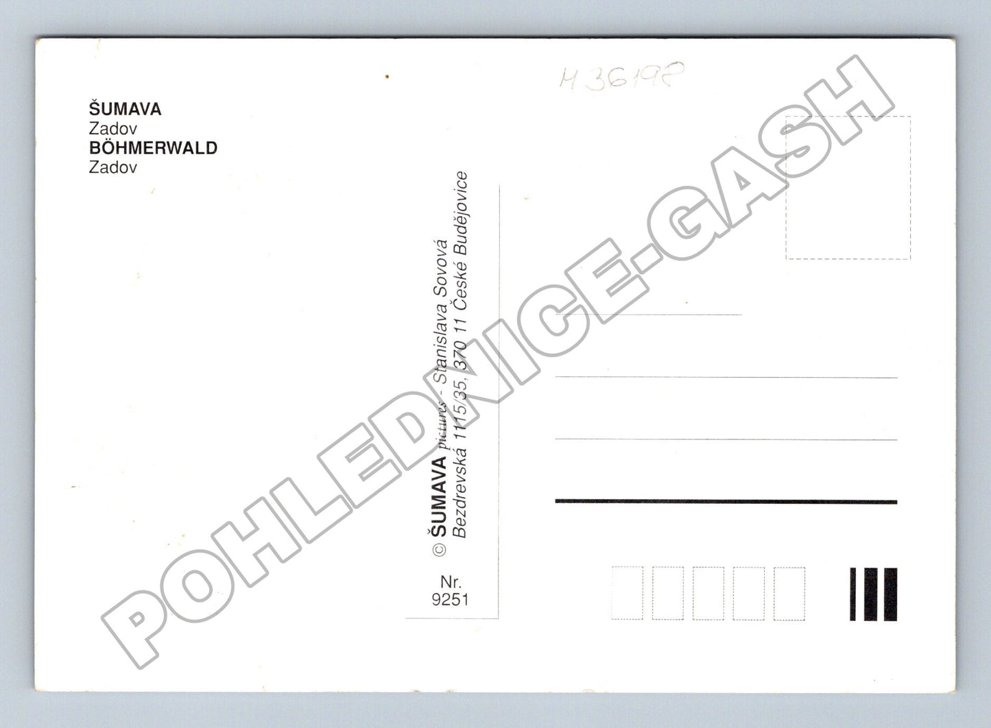 Pohlednice Zadov Churáňov Šumava (M36198)