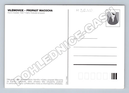 Pohlednice Vilémovice Propast Macocha (M36202)