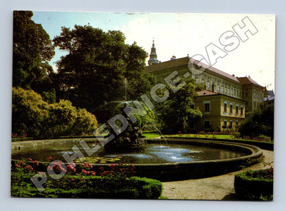 Pohlednice Kroměříž Podzámecká zahrada fontána (M36214)