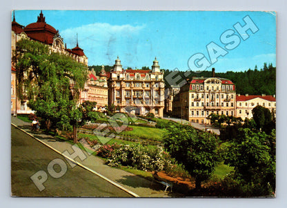 Pohlednice Mariánské Lázně Náměstí Klementa Gottwalda 1983 (M36217)