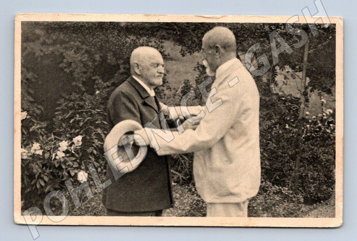 Pohlednice prezident u Aloise Jiráska 1926 (M3622)