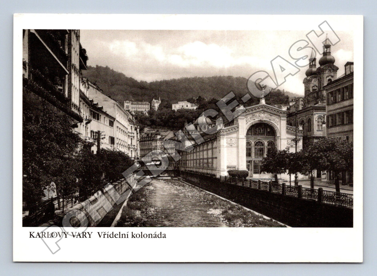 Pohlednice Karlovy Vary Vřídelní kolonáda 1900 (M36226)