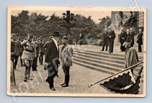 Pohlednice Masaryk 1920 Slib v parlamentu (M3623)