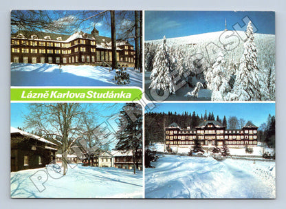 Pohlednice Karlova Studánka zimní scenérie (M36236)