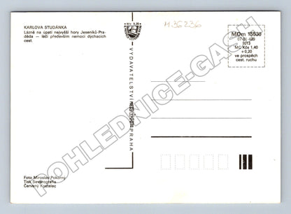 Pohlednice Karlova Studánka zimní scenérie (M36236)