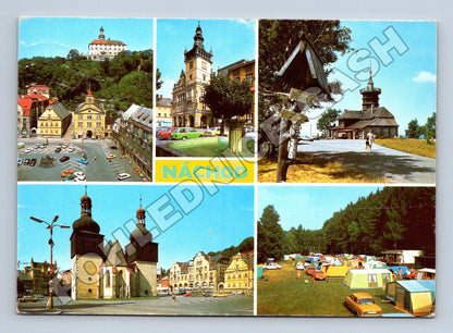 Pohlednice Náchod multi-view 1989 (M36245)