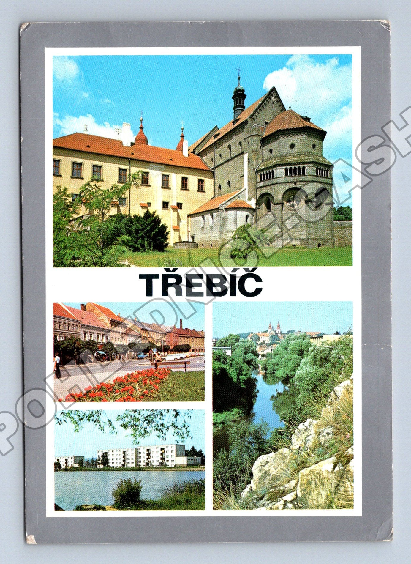Pohlednice Třebíč vícekoláž 1980 (M36248)