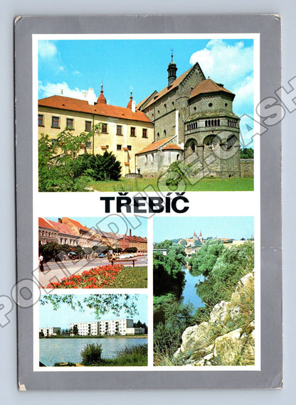 Pohlednice Třebíč vícekoláž 1980 (M36248)