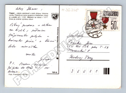 Pohlednice Třebíč vícekoláž 1980 (M36248)