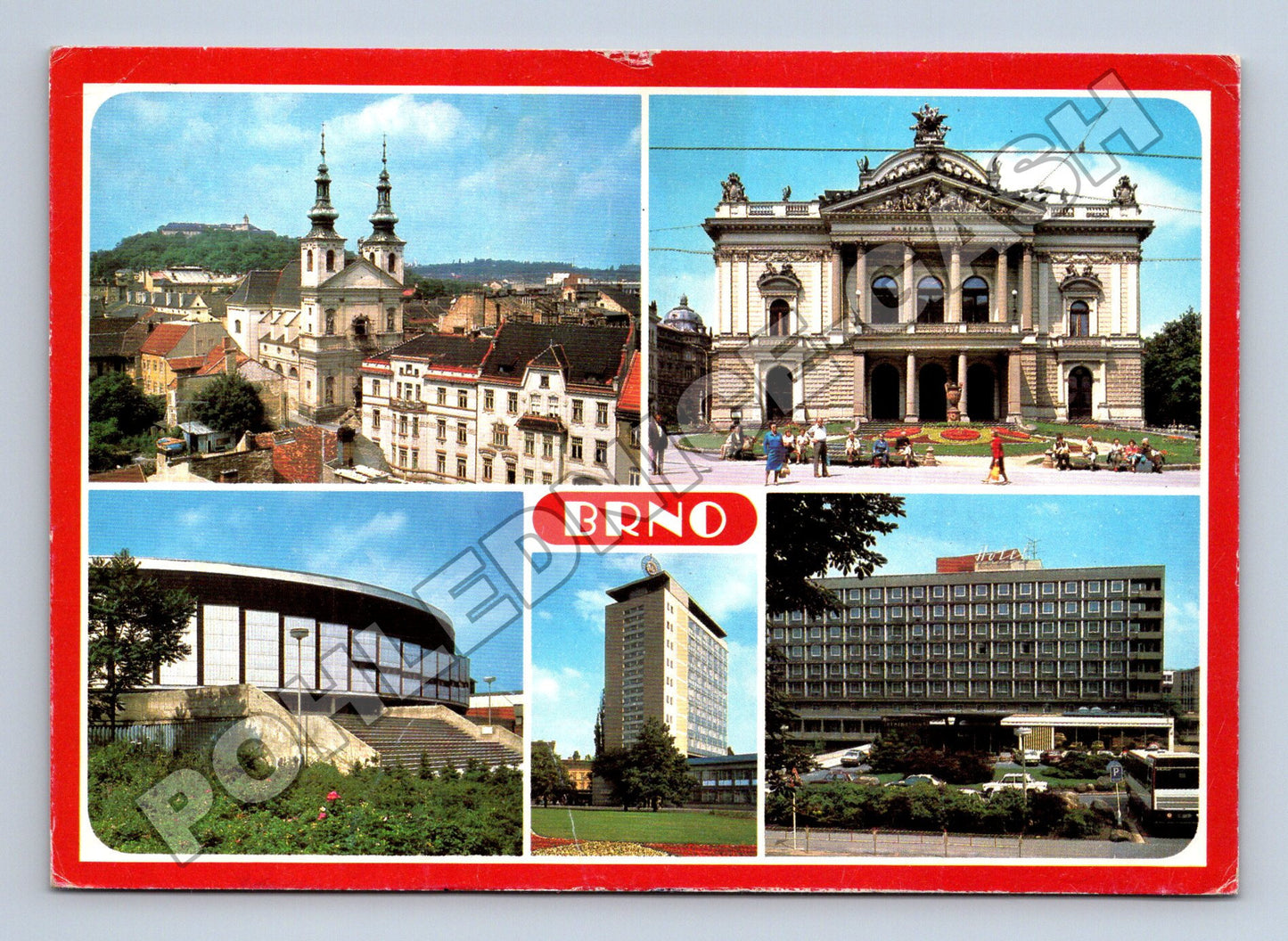 Pohlednice Brno více záběrů 1985 (M36249)