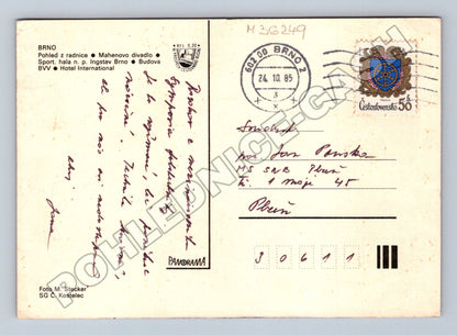 Pohlednice Brno více záběrů 1985 (M36249)