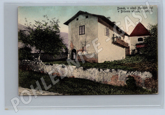 Pohlednice domek Havlíčka Brixen (M3627)