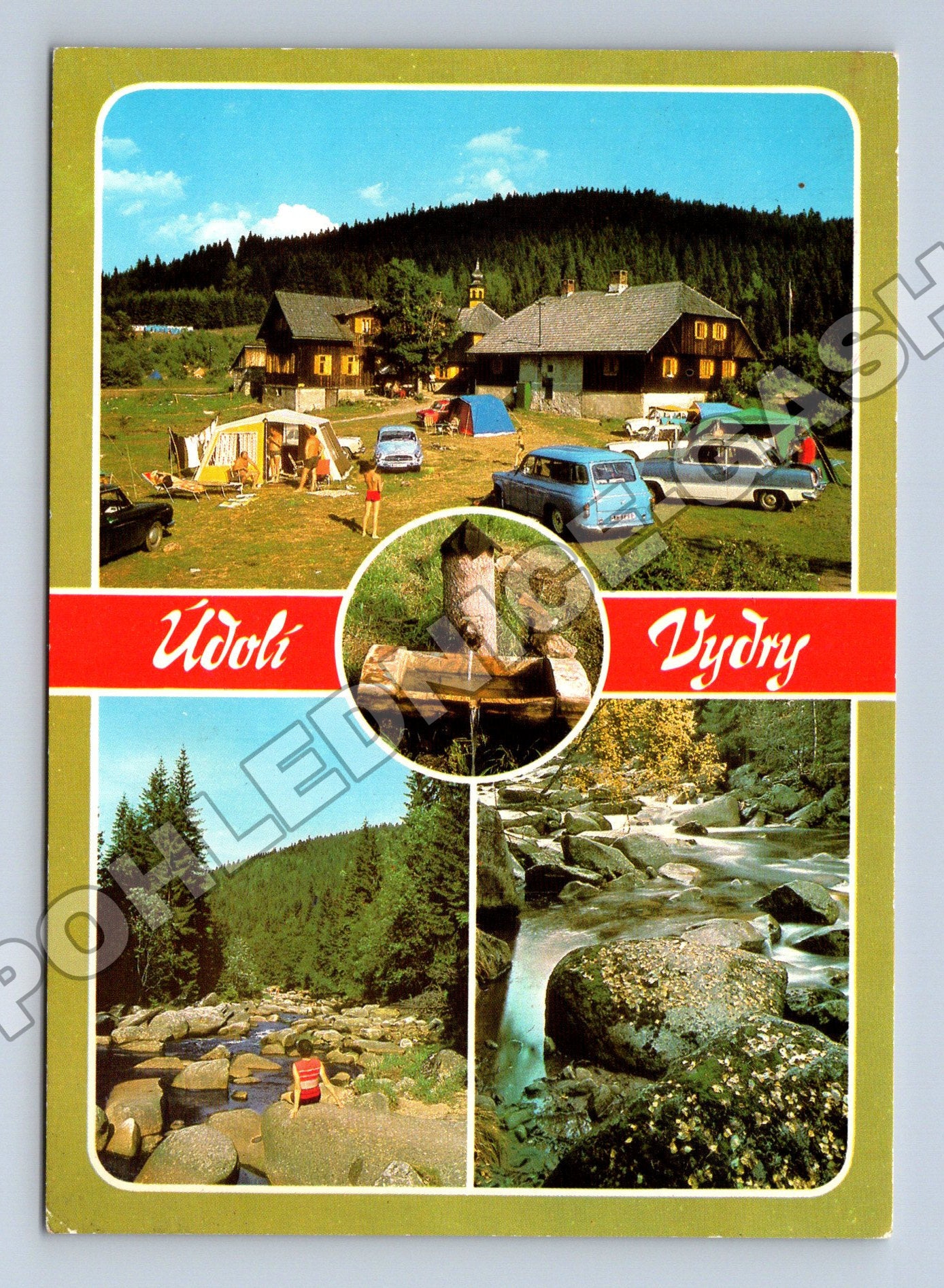 Pohlednice Šumava Údolí Vydry více motivů (M36271)
