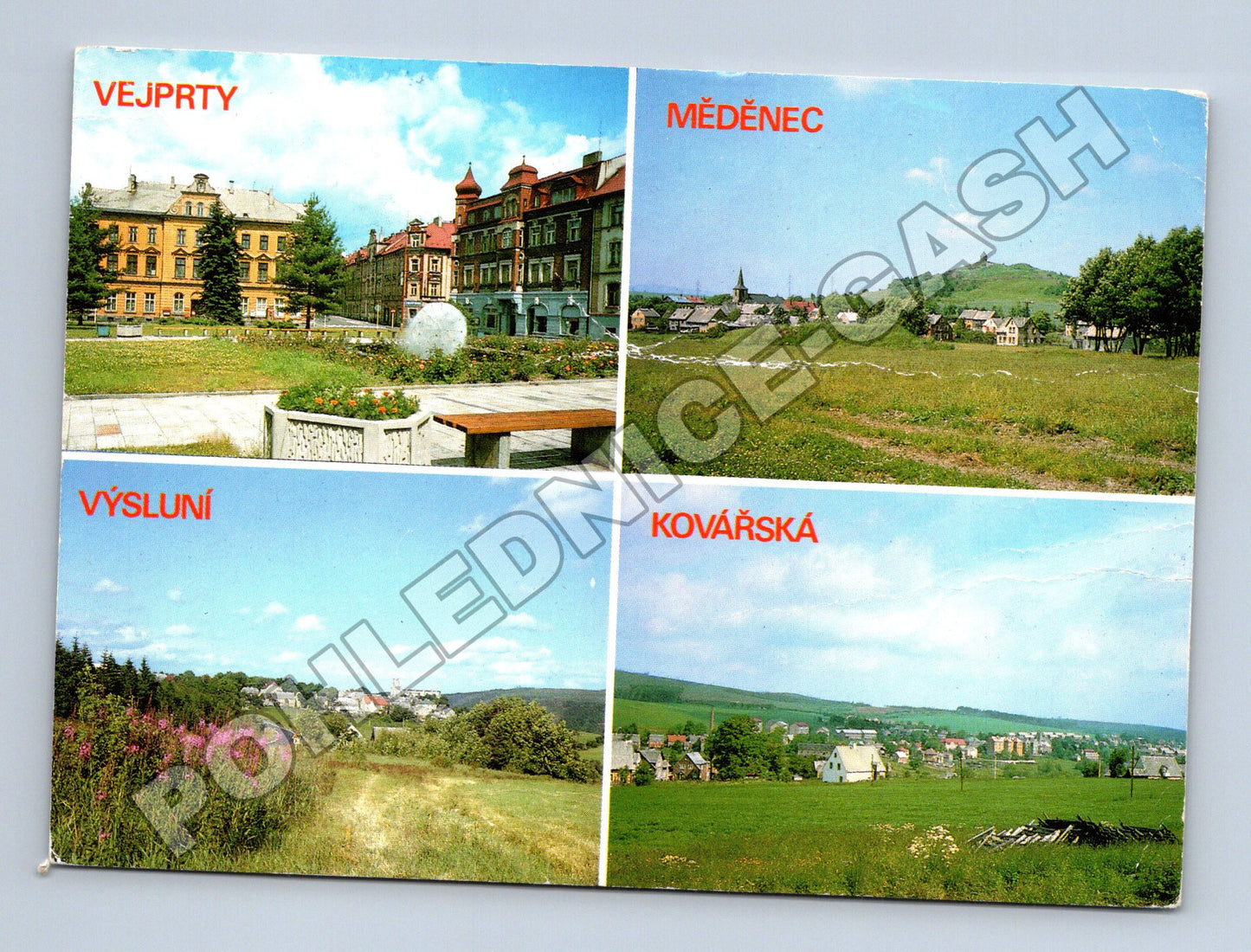 Pohlednice Vejprty Měděnec Výsluní Kovářská 4x motiv (M36273)
