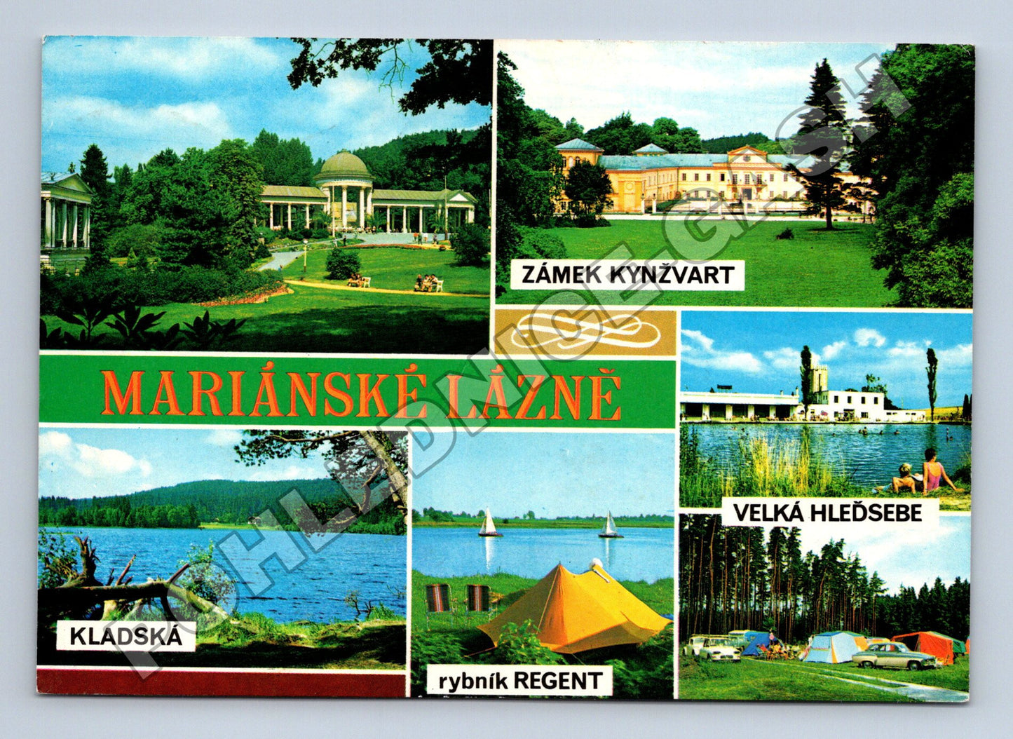 Pohlednice Mariánské Lázně a okolí 1976 (M36277)