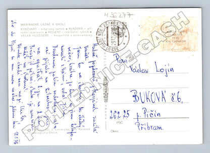 Pohlednice Mariánské Lázně a okolí 1976 (M36277)