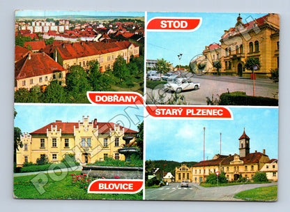 Pohlednice Dobřany Stod Blovice Starý Plzenec 1982 (M36280)