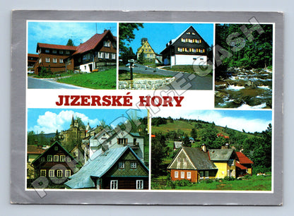 Pohlednice Jizerské hory různé motivy 198? (M36283)