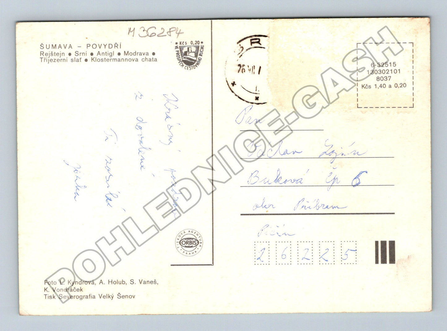 Pohlednice Šumava PovyDŘÍ multiview 1971 (M36284)