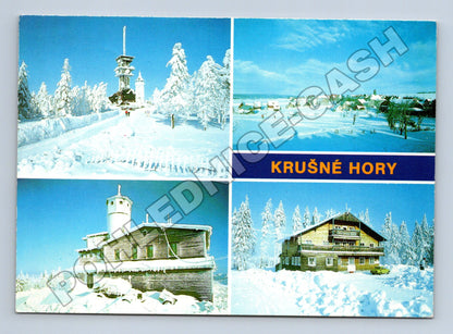 Pohlednice Krušné Hory zimní motivy 1969 (M36286)