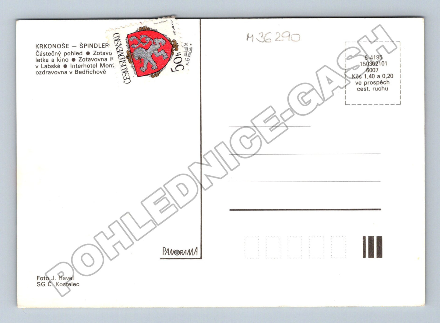 Pohlednice Špindlerův Mlýn Krkonoše (M36290)