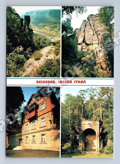 Pohlednice Labská stráň Belvedér krajina (M36294)