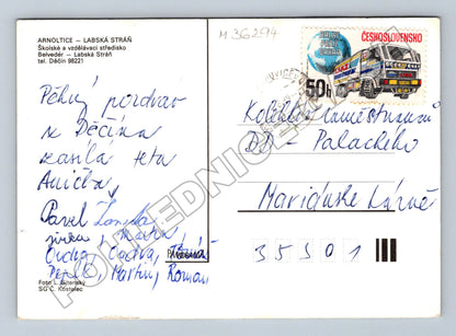 Pohlednice Labská stráň Belvedér krajina (M36294)