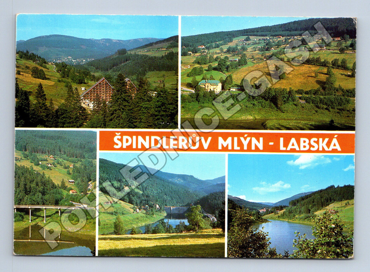 Pohlednice Špindlerův Mlýn Labská 1986 (M36297)