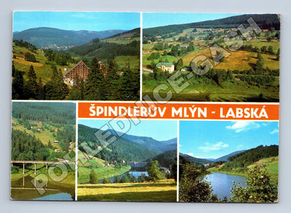 Pohlednice Špindlerův Mlýn Labská 1986 (M36297)