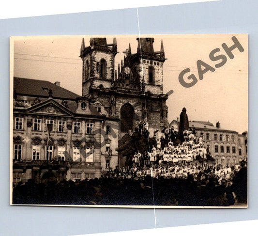 Pohlednice Praha oslavy osvobození Staroměstské náměstí (M363)