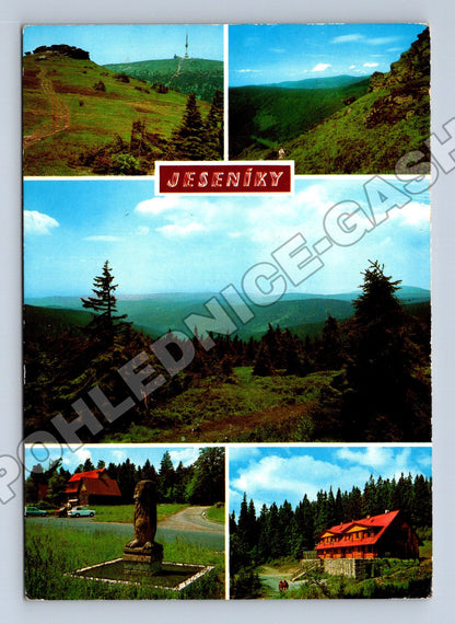 Pohlednice Jeseníky multi-view 1983 (M36300)