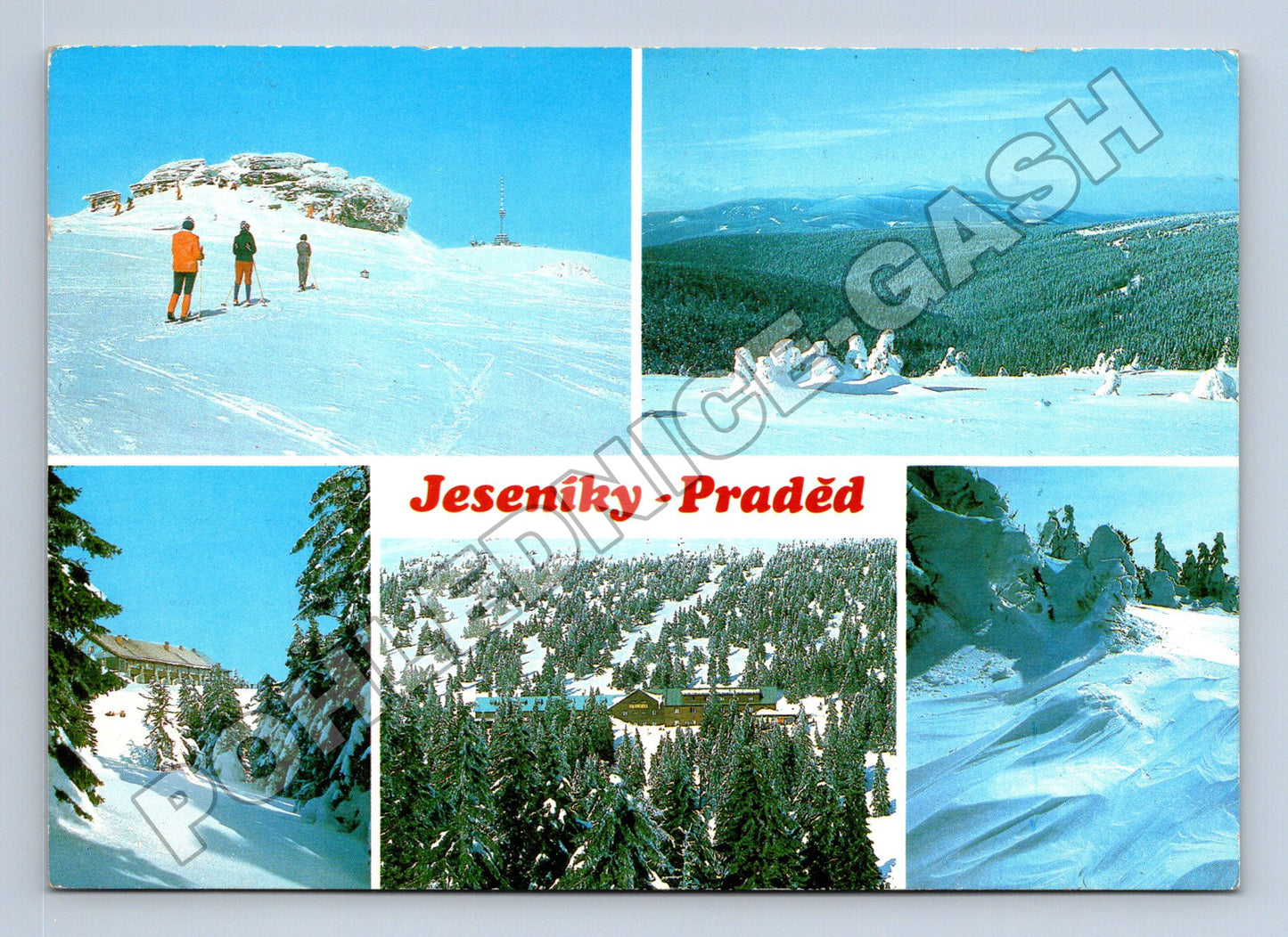 Pohlednice Jeseníky Praděd zimní krajina (M36301)