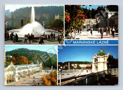 Pohlednice Mariánské Lázně multi-view 1989 (M36307)
