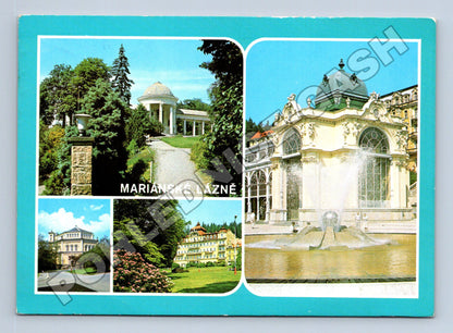 Pohlednice Mariánské Lázně hlavní motivy 1967 (M36309)